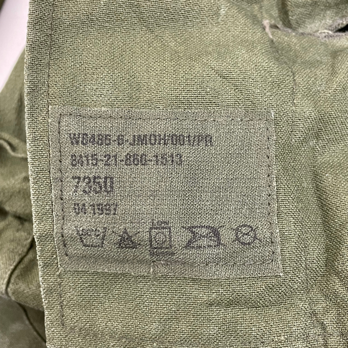 カナダ軍 OG-107 MK2 コンバットジャケット ライナー付 上質USED E10LN3