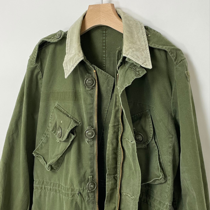カナダ軍 OG-107 MK2 コンバットジャケット コーデュロイカラー USED E11U