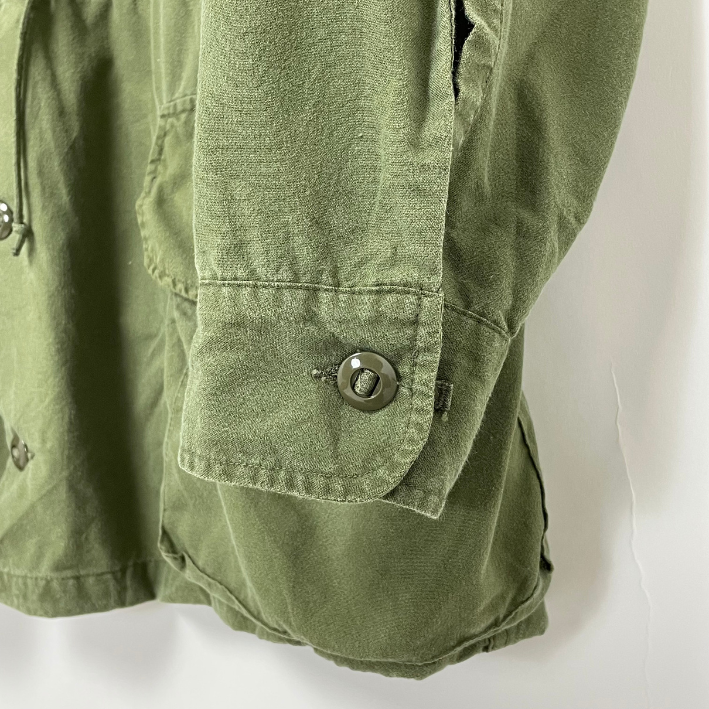 カナダ軍 OG-107 ライトウェイト MK2 コンバットジャケット ワッペン付 USED E12UW=