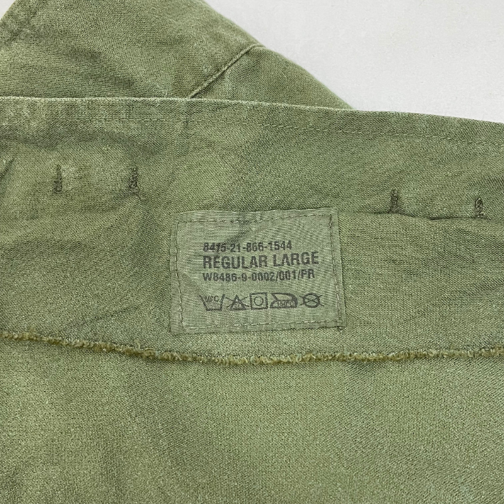 カナダ軍 OG-107 ライトウェイト MK2 コンバットジャケット ワッペン付 USED E12UW=