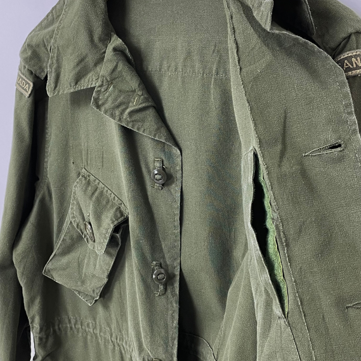 カナダ軍 OG-107 ライトウェイト MK2 コンバットジャケット ワッペン付 新品 E12NW=