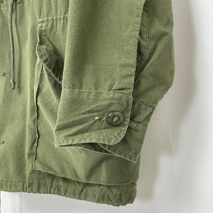 カナダ軍 OG-107 ライトウェイト MK2 コンバットジャケット ワッペン付 USED E12UW=