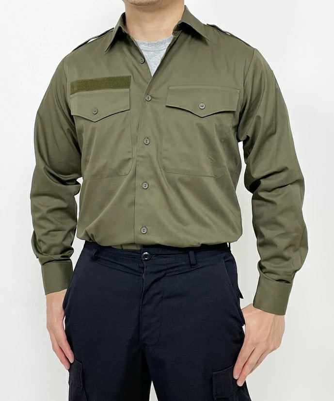 オーストリア軍 OD ブンデスベーア ファティーグシャツ 新品 E20N-