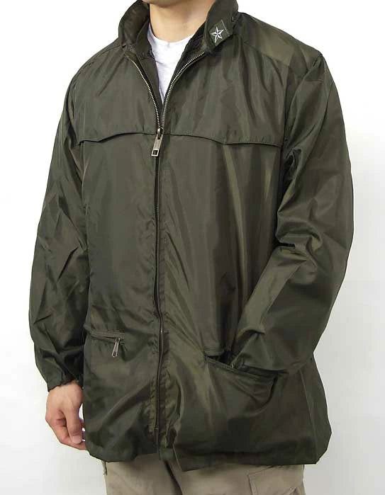 イタリア軍 ODブラウン ウィンド&レインジャケット 新品 E33N-JKT=