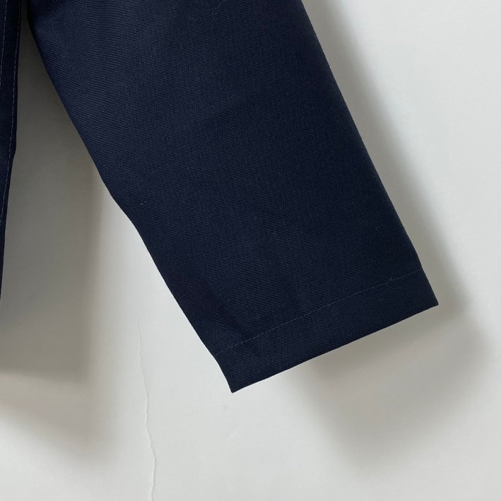 イタリア海軍 NAVY ダークネイビー セーラーシャツ 新品 E46N=