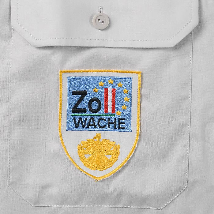 オーストリア軍 グレー 長袖ドレスシャツ 新品 E81N-