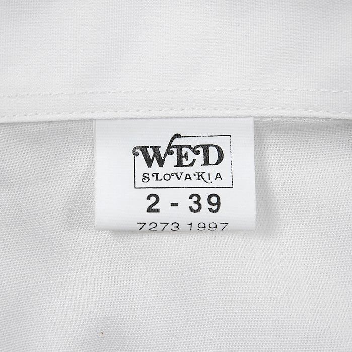 チェコ軍 ホワイト ワークシャツ 刺繍入 新品 E99NS=