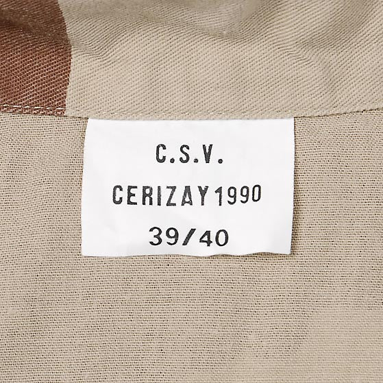 フランス軍 デザートカモ 半袖チャドシャツ USED F14DU-