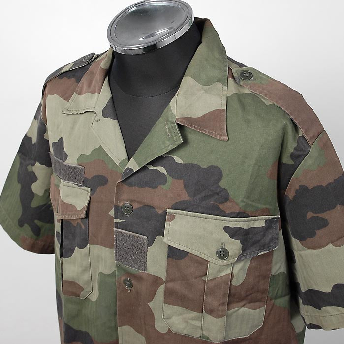 フランス軍 CCE カモフラージュ HBT 半袖チャドシャツ 新品 F14N-