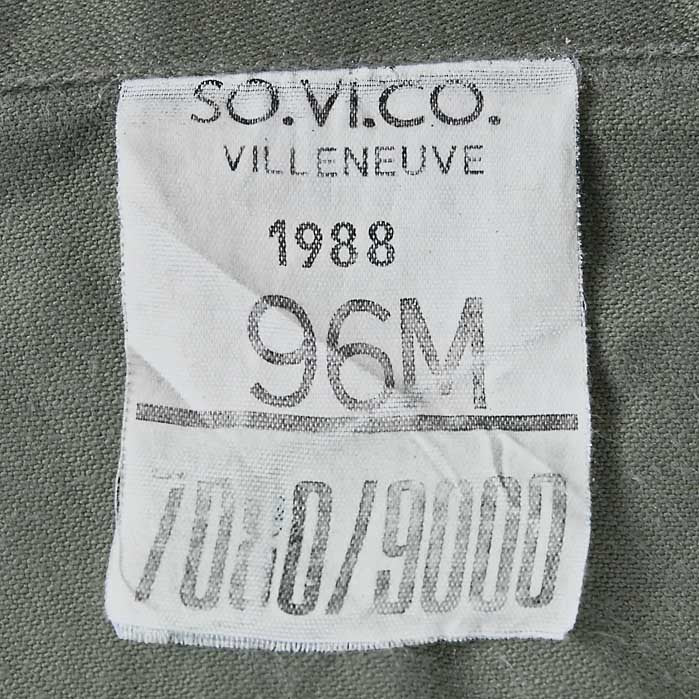 (2/21まで特価)フランス軍F2.OD.フィールドジャケット(上質USED)F21N3=