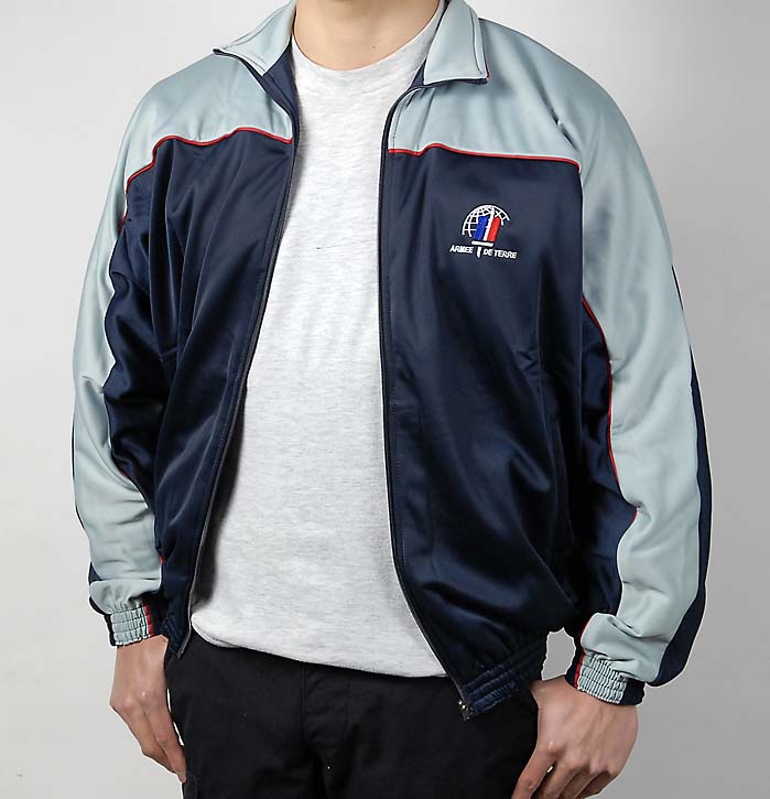 フランス陸軍 ネイビー トレーニングジャケット 新品 F31N=