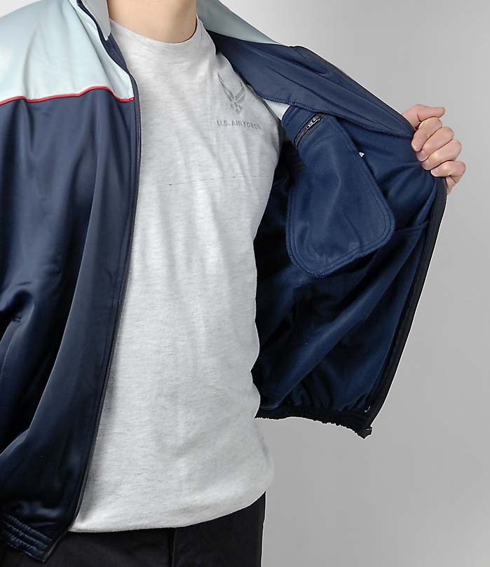 フランス陸軍 ネイビー トレーニングジャケット 新品 F31N=