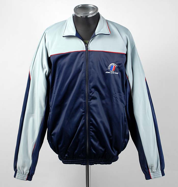 フランス陸軍 ネイビー トレーニングジャケット 新品 F31N=