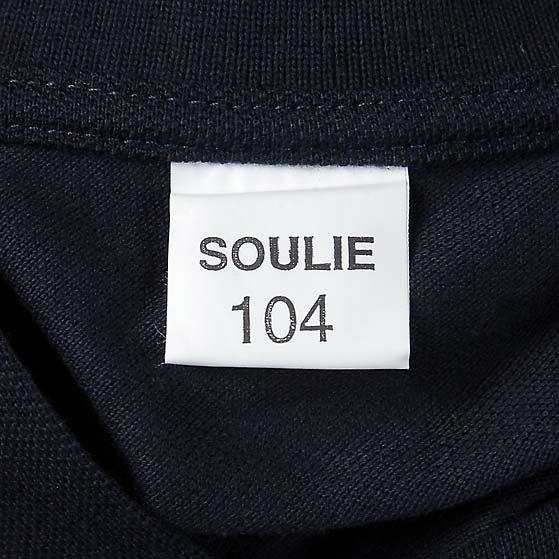 フランス自治体警察 POLICE MUNICIPALE ブラック コットン ポロシャツ 新品 F95N=