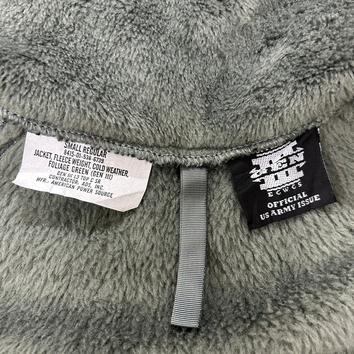 アメリカ軍 フォリッジグリーン POLARTEC/ポーラテック ECWCS Gen3 Level3 フリースジャケット【FB-JK-ML0011C】