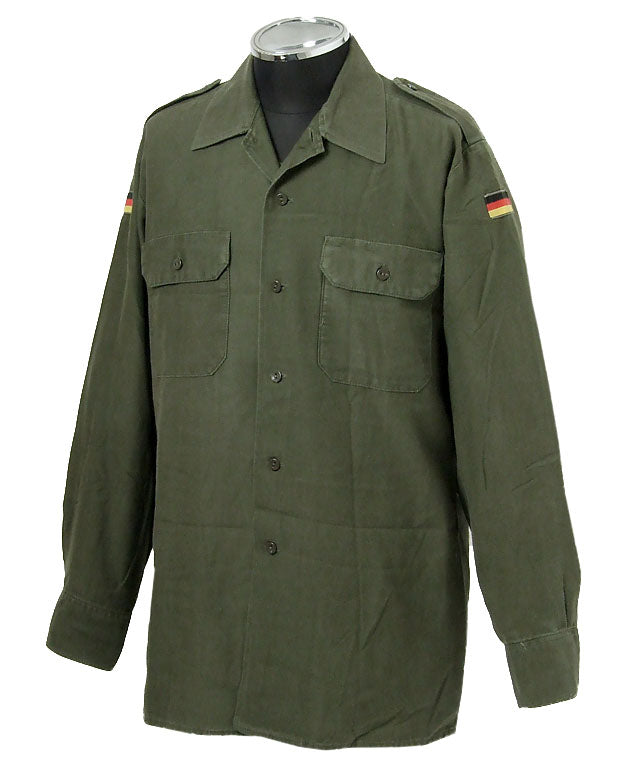 ドイツ軍 OD フィールドシャツ USED G12U-