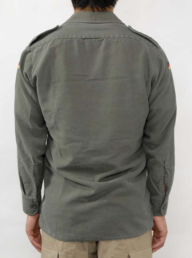 ドイツ軍 OD フィールドシャツ USED G12U-