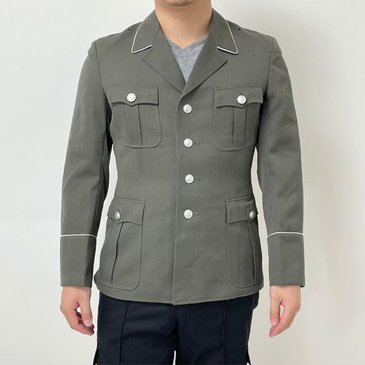 旧東ドイツ軍 NVA ARMY グレー ギャバジン ドレスジャケット 新品 G35N
