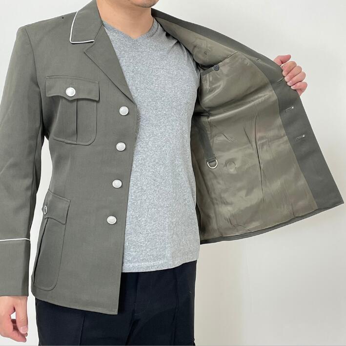 旧東ドイツ軍 NVA ARMY グレー ギャバジン ドレスジャケット 新品 G35N