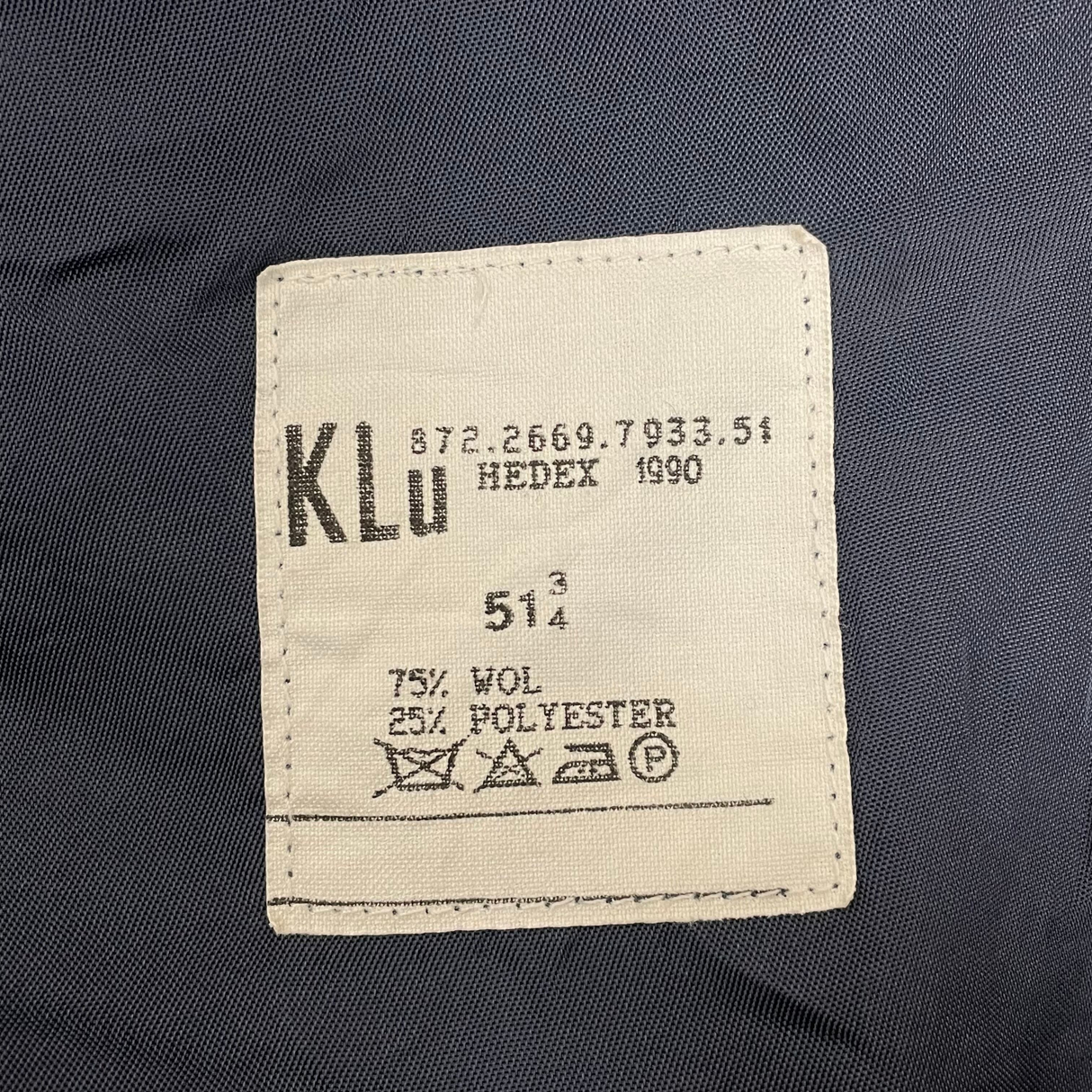 【美品】90年製 オランダ空軍 エアフォースブルー ドレスジャケット サイズ表記51.3/4【FB-JK-ML0056A】