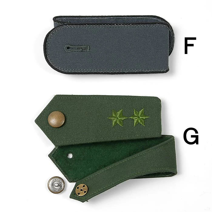 【1ペア】ドイツ軍 ハードタイプ ショルダーランク 新品 GR-SHRANK6-