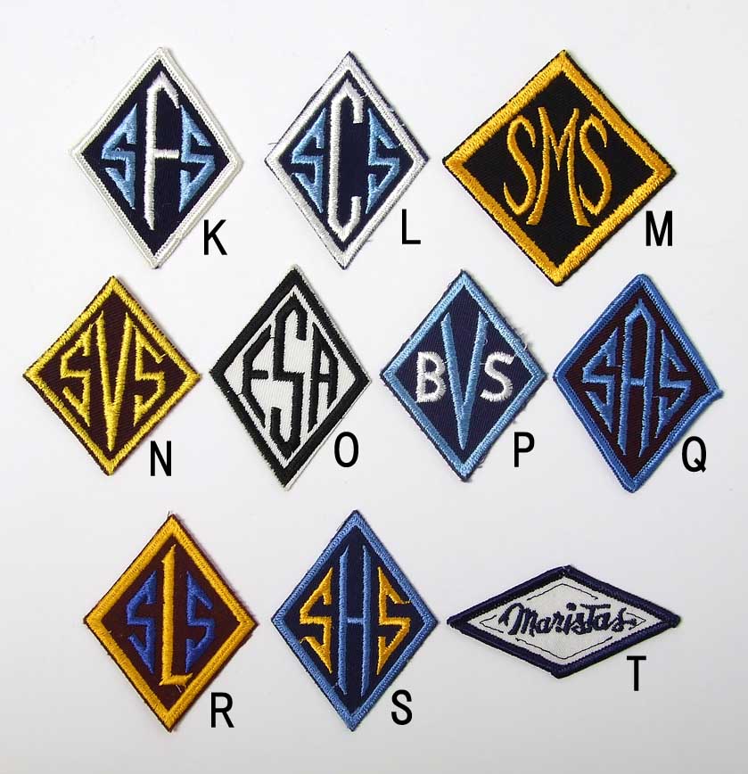 アメリカ軍 小菱形ワッペン 新品 H1-