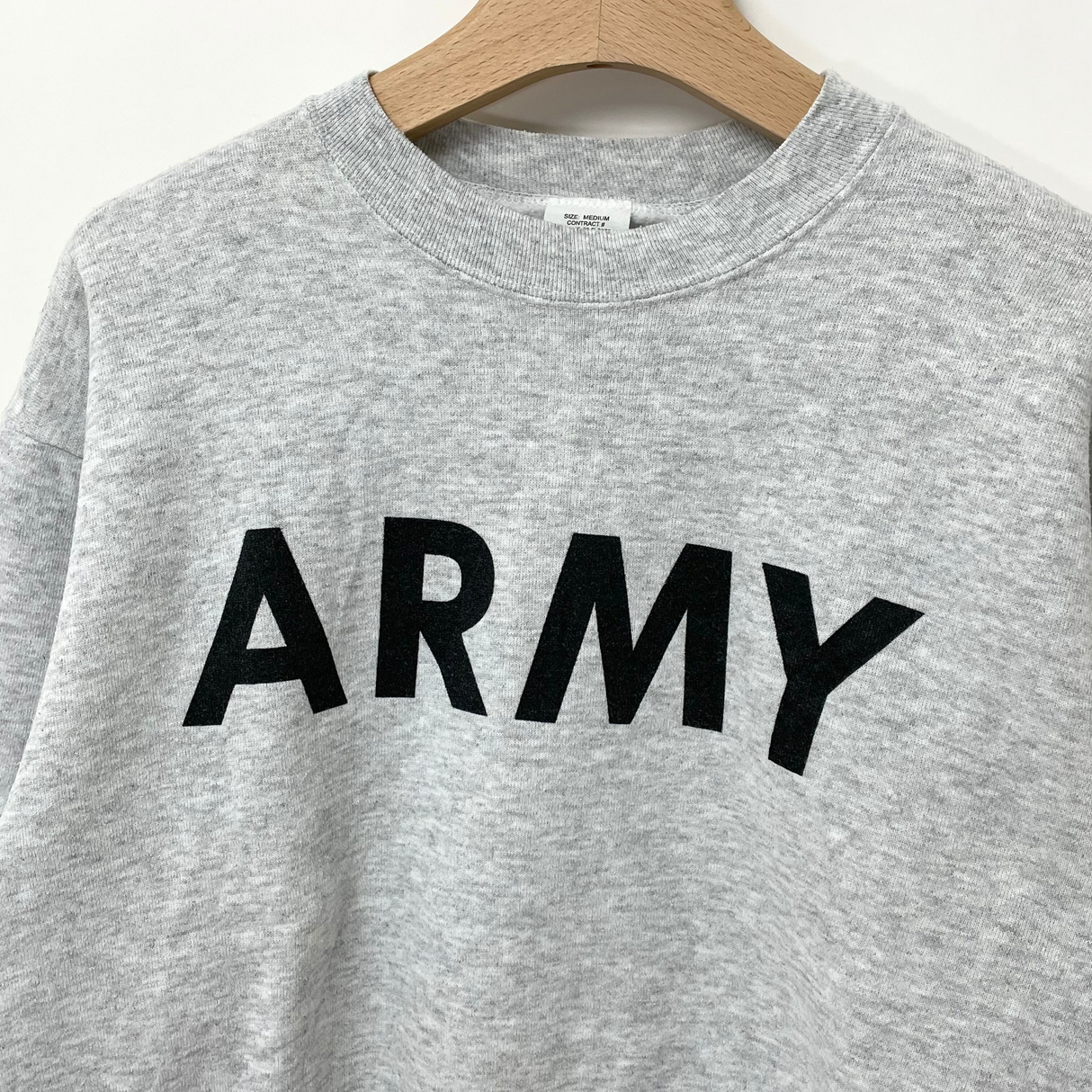 アメリカ陸軍 U.S.ARMY グレー スウェットシャツ【FB-SS-ML0003B=】