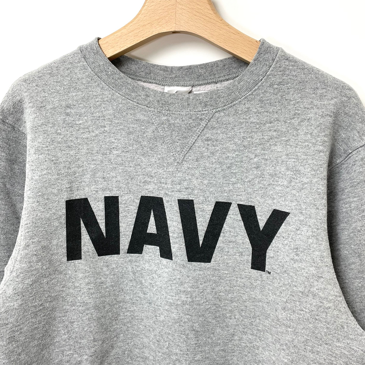 アメリカ海軍 U.S.NAVY グレー スウェットシャツ【FB-SS-ML0007B=】