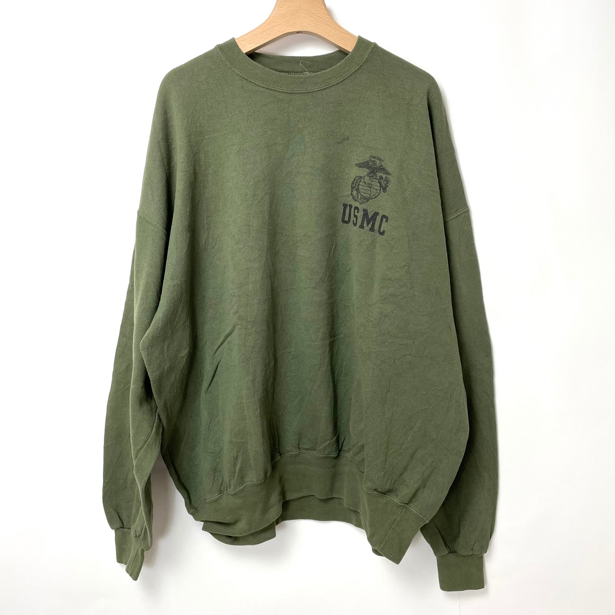 アメリカ海兵隊 U.S.M.C. OD スウェットシャツ【FB-SS-ML0001B=】