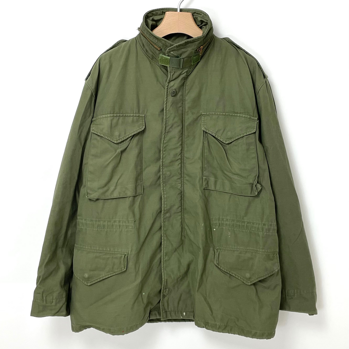 1970-80s アメリカ陸軍 U.S.ARMY OG-107 M-65 フィールドジャケット 3rdモデル M/Rサイズ【FB-JK-ML0031C】