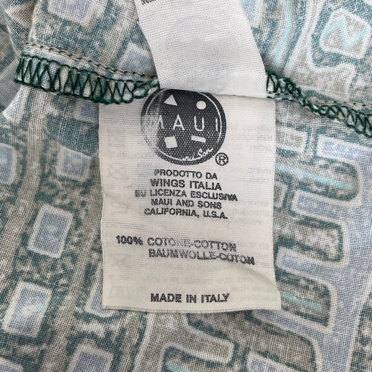 MAUI and Sons/マウイアンドサンズ イタリア製 アロハシャツ XLサイズ【FB-SH-0001B-】