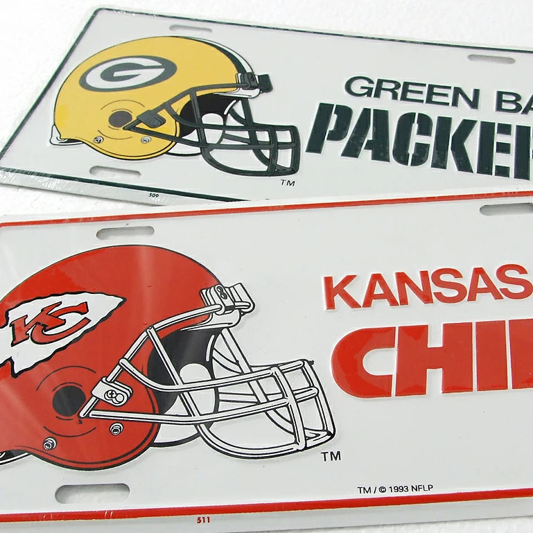 NFL アメリカンフットボール ビンテージ ライセンスプレート 新品 33-49-