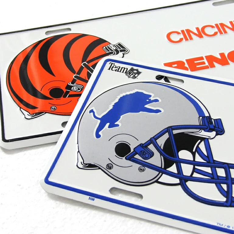 NFL アメリカンフットボール ビンテージ ライセンスプレート 新品 50-57-