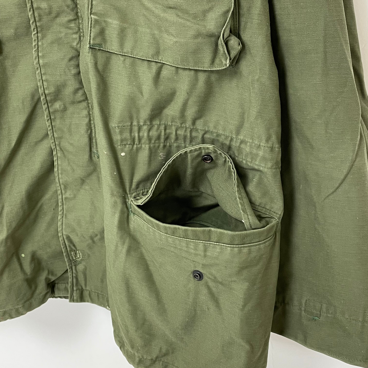 1970-80s アメリカ陸軍 U.S.ARMY OG-107 M-65 フィールドジャケット 3rdモデル M/Rサイズ【FB-JK-ML0031C】