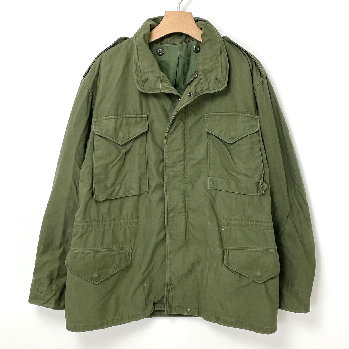 1970-80s アメリカ陸軍 U.S.ARMY OG-107 M-65 フィールドジャケット 3rdモデル M/Rサイズ【FB-JK-ML0031C】