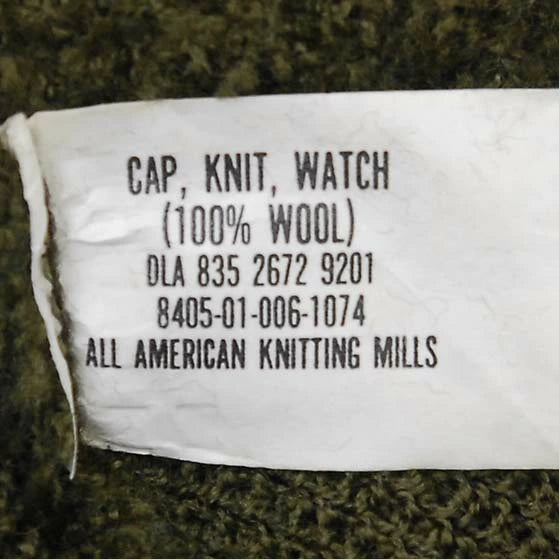 アメリカ軍 ウール ウォッチキャップ 新品 M21N-