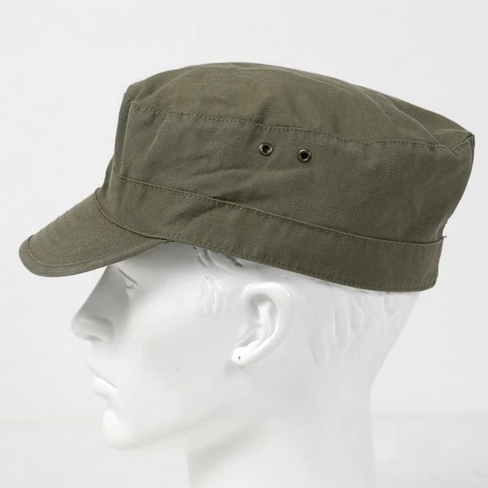 オーストリア軍 OD リップストップ フィールドキャップ USED M37RU-