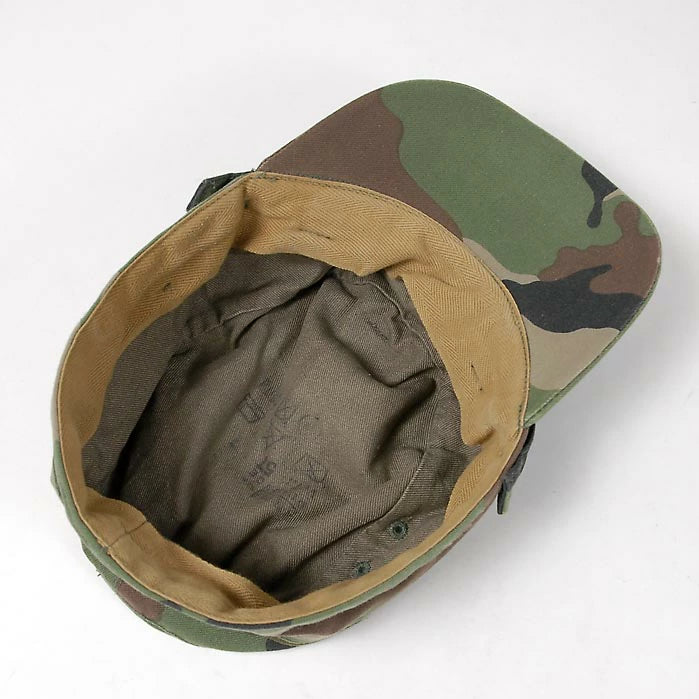 スモール特価 チェコ軍 ウッドランドカモ M-97 フィールドキャップ USED M38CU-SB-
