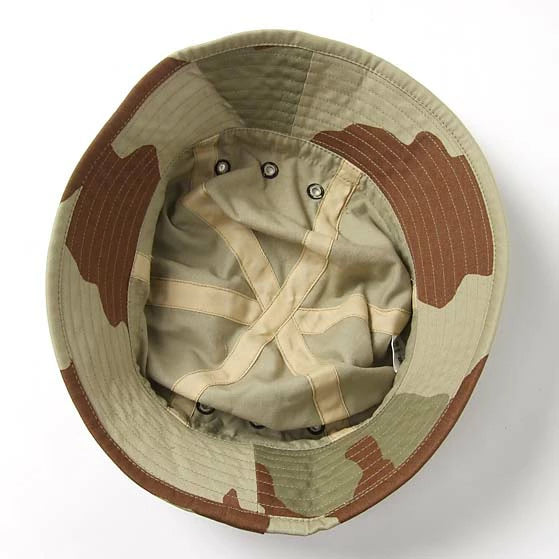 スモール特価、フランス軍 デザートカモ HBT ブッシュハット 新品 M73DN-SB-