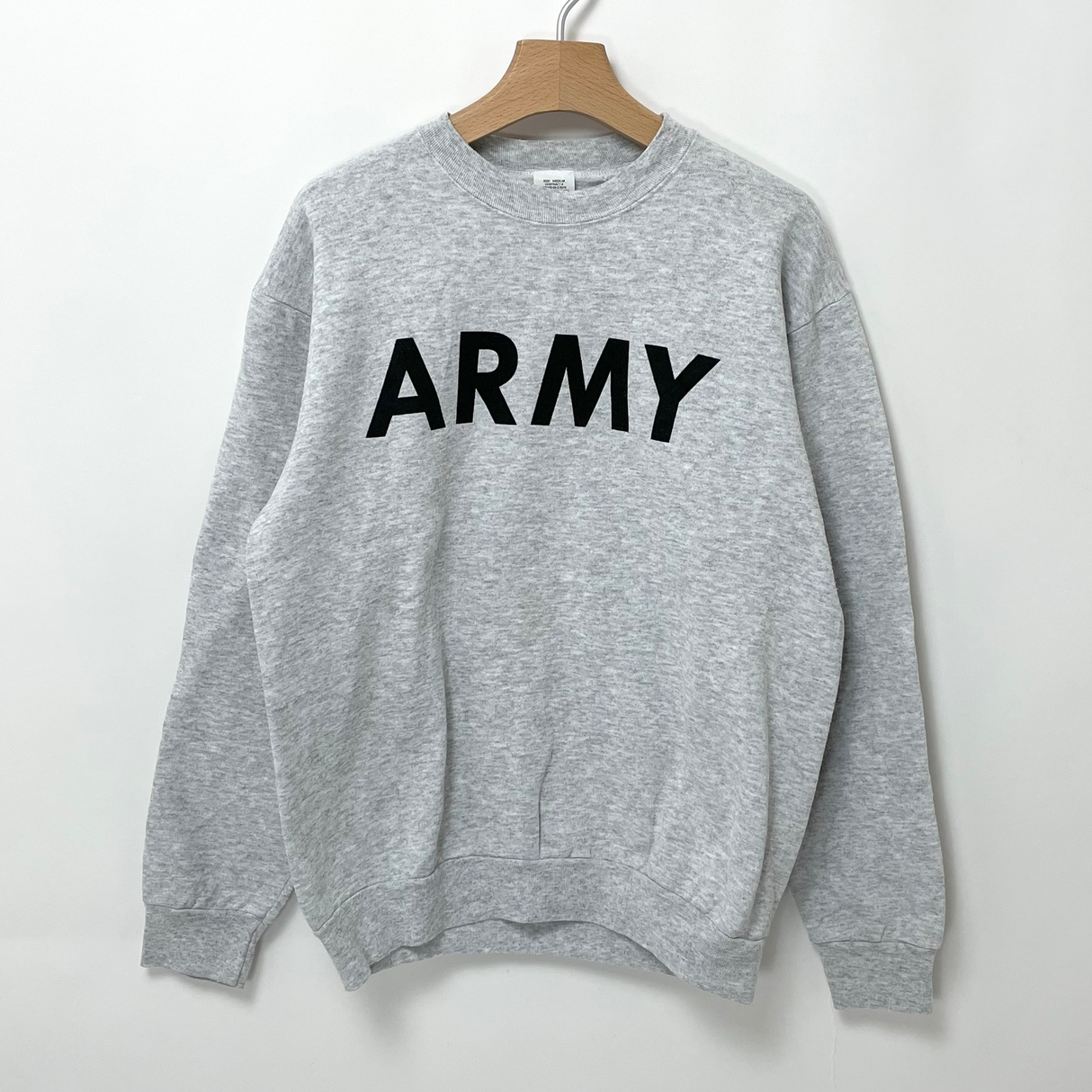 アメリカ陸軍 U.S.ARMY グレー スウェットシャツ【FB-SS-ML0003B=】