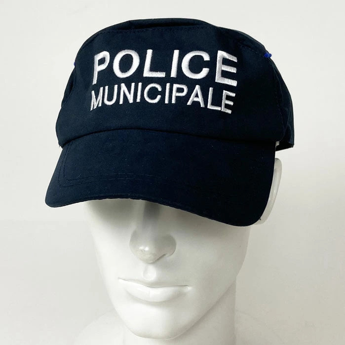 フランス自治体警察 POLICE MUNICIPALE ネイビー ポリスキャップ 新品 MCAP8