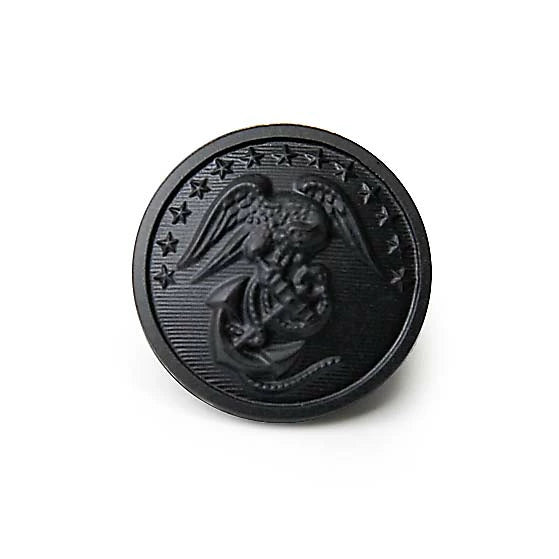 アメリカ海兵隊 USMC ブラック ボタン 新品 MCBTN-