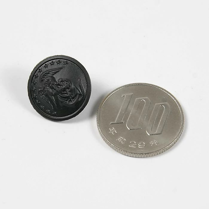アメリカ海兵隊 USMC ブラック ボタン 新品 MCBTN-