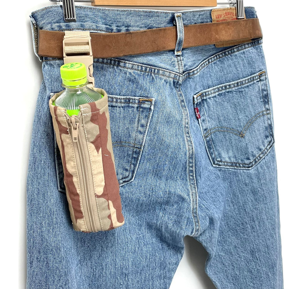 (4/29まで特価)フランス軍本物生地使用ペットボトルホルダー 新品 59N-