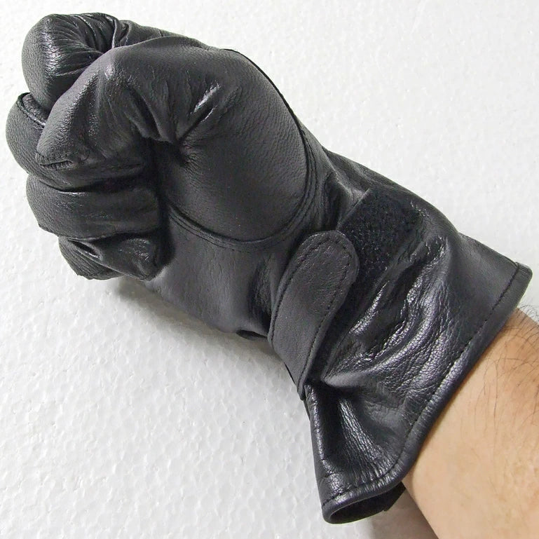 (11/5まで特価)フランス軍 ブラック レザーグラブ 新品 71N-