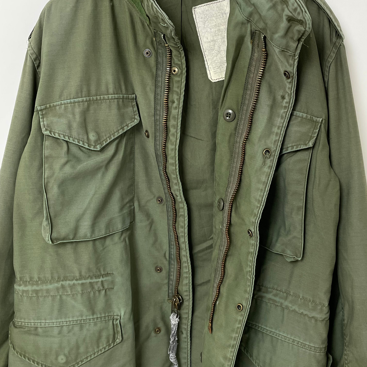 ALPHA INDUSTIRES/アルファインダストリーズ U.S.ARMY OD M-65 フィールドジャケット 3rdモデル S/Rサイズ【FB-JK-ML0052C】