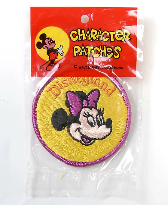 ディズニー ミニーマウス キャラクターワッペン 新品 MINNIE-