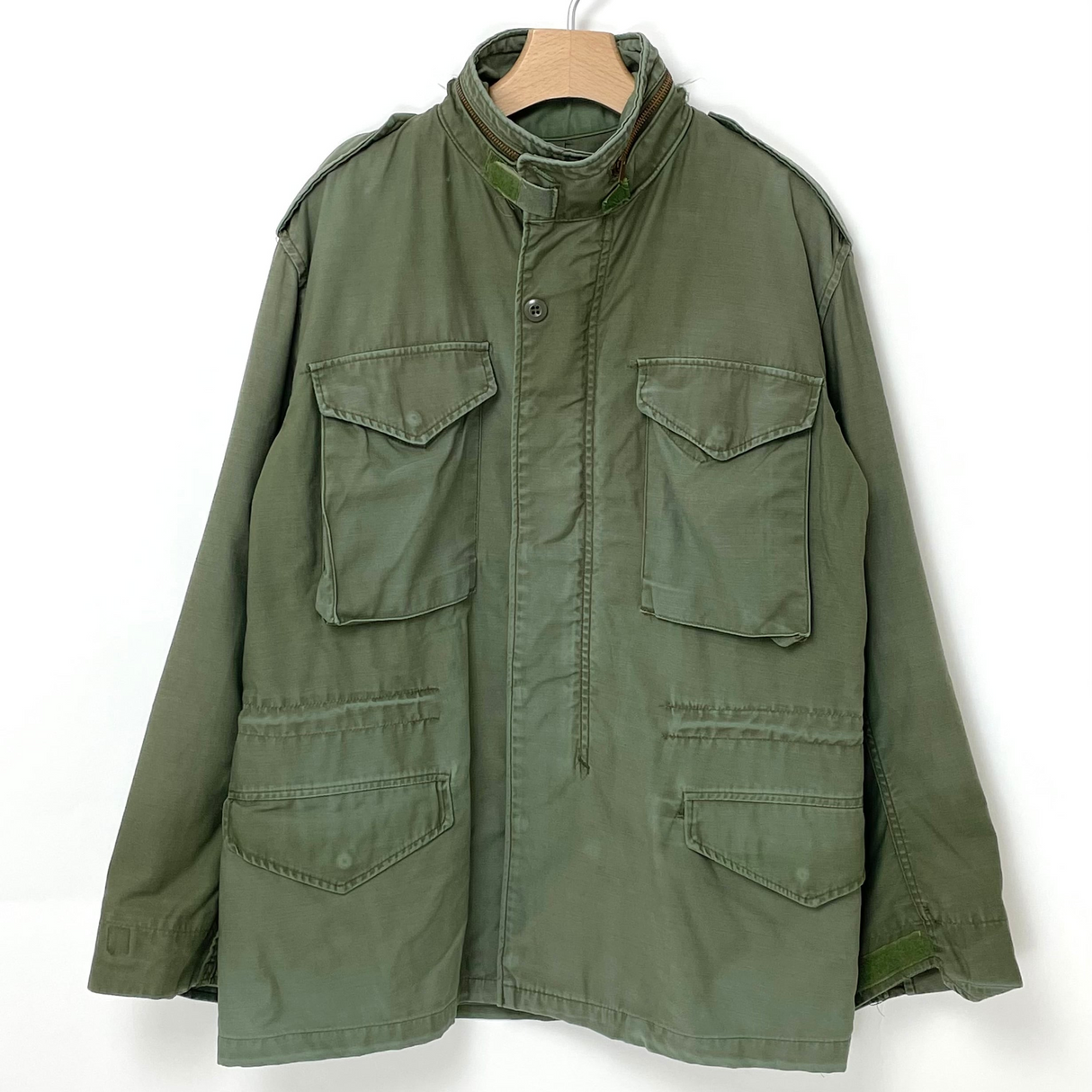 ALPHA INDUSTIRES/アルファインダストリーズ U.S.ARMY OD M-65 フィールドジャケット 3rdモデル S/Rサイズ【FB-JK-ML0052C】