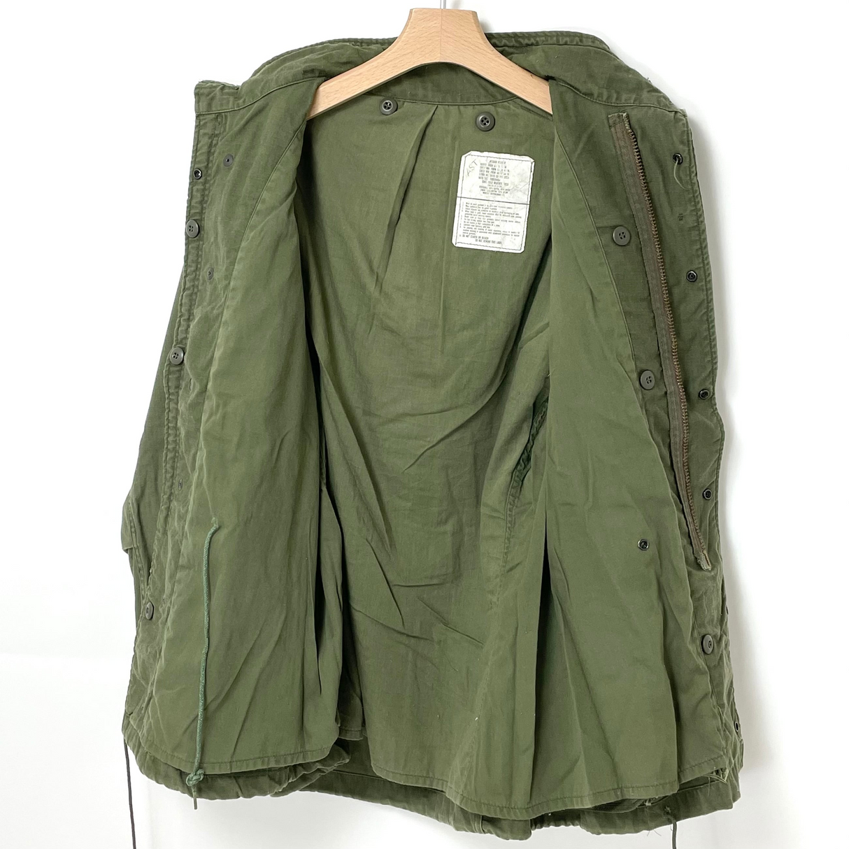 81年製 アメリカ軍 OD M-65 フィールドジャケット 3rdモデル M/Rサイズ【FB-JK-ML0051C】