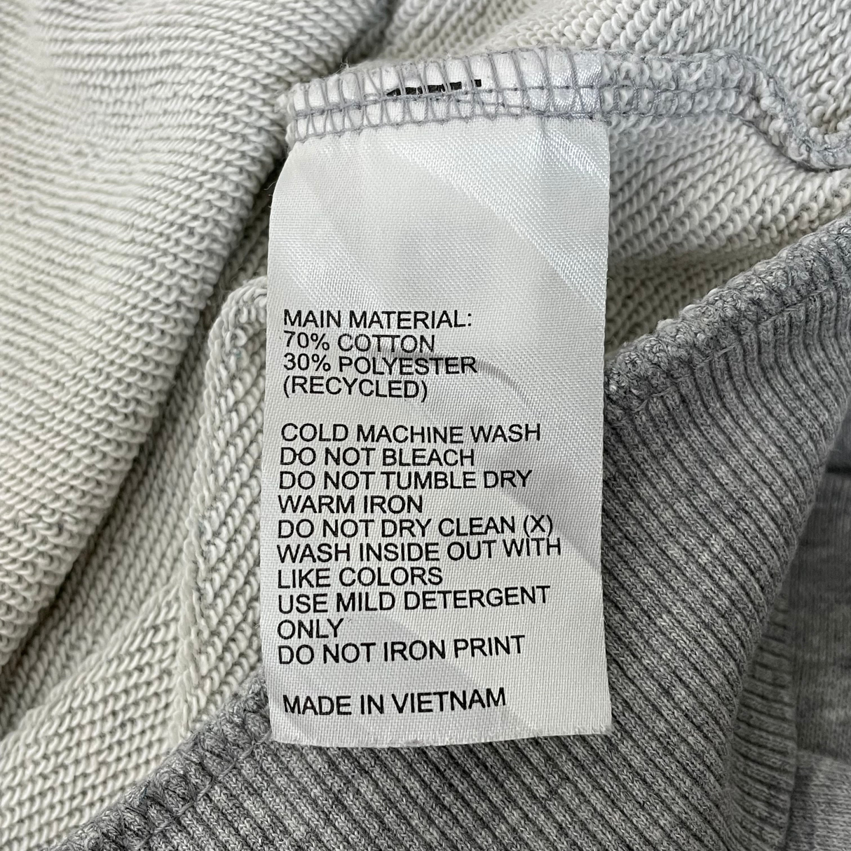 adidas/アディダス グレー ビッグロゴ スウェットシャツ Mサイズ【FB-SS-0019B=】